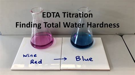 edta test for hardness of water|complexometric titration with edta.